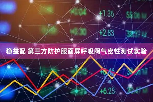 稳益配 第三方防护服面屏呼吸阀气密性测试实验